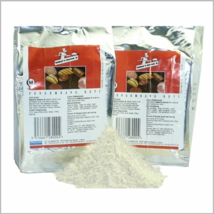 

Baker Bakers BAKER'S BONUS Pelembut Roti Bread Improver 100 gr repack