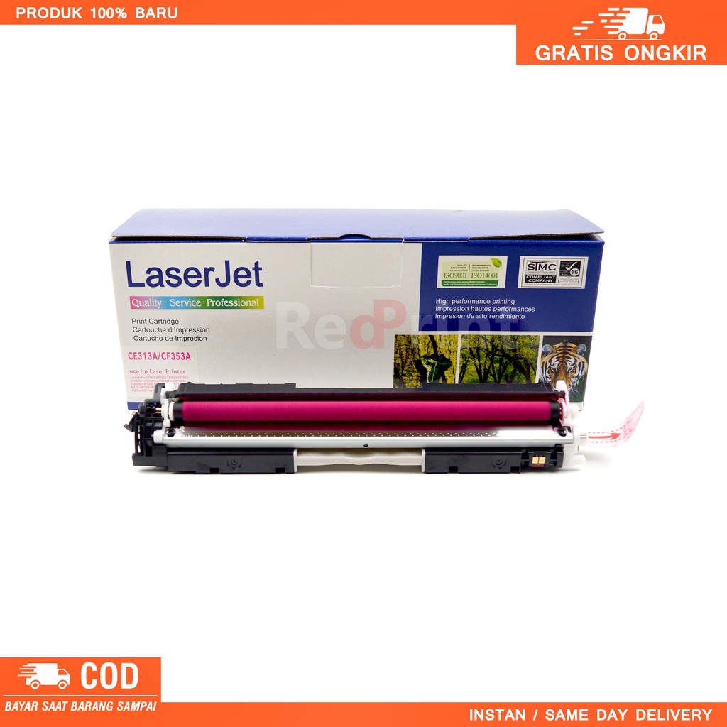 Toner cartridge 126A Compatible Printer HP Color LaserJet Pro CP1025, CP1025nw, M175a, M175nw, M275, CE310A hitam -CE311A biru- CE312A kuning-CE313A merah