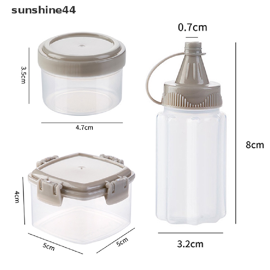 Sunshine 1 Set Botol Bumbu / Saus Mini Model Remas