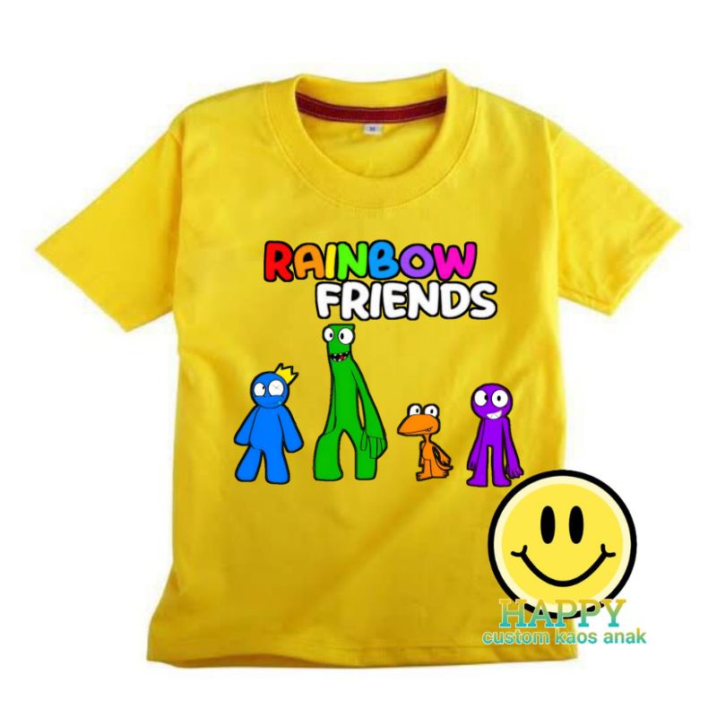 baju rainbow friends kaos anak rainbow friends game roblox