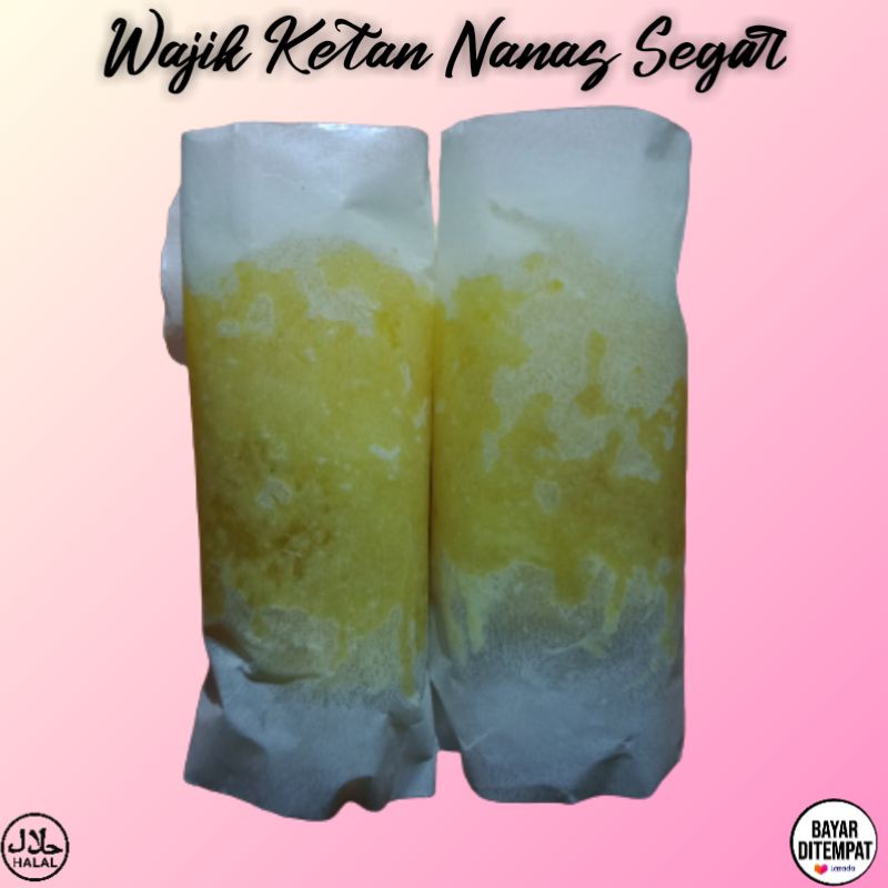 

Wajik/wajit Nanas Segar Cemilan Santai 1 pack