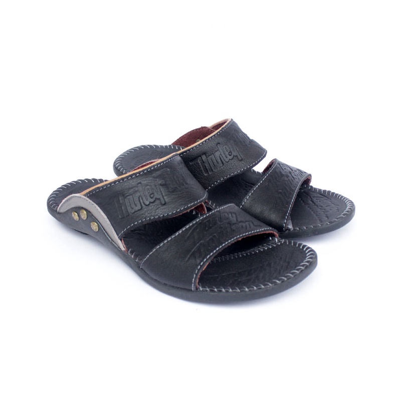 Sandal Kulit Asli Pria Harley Davidson HD B2 HT