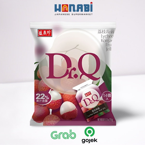 

Dr.Q Lychee Konjak Fruit Jelly 265Gr Made In Japan