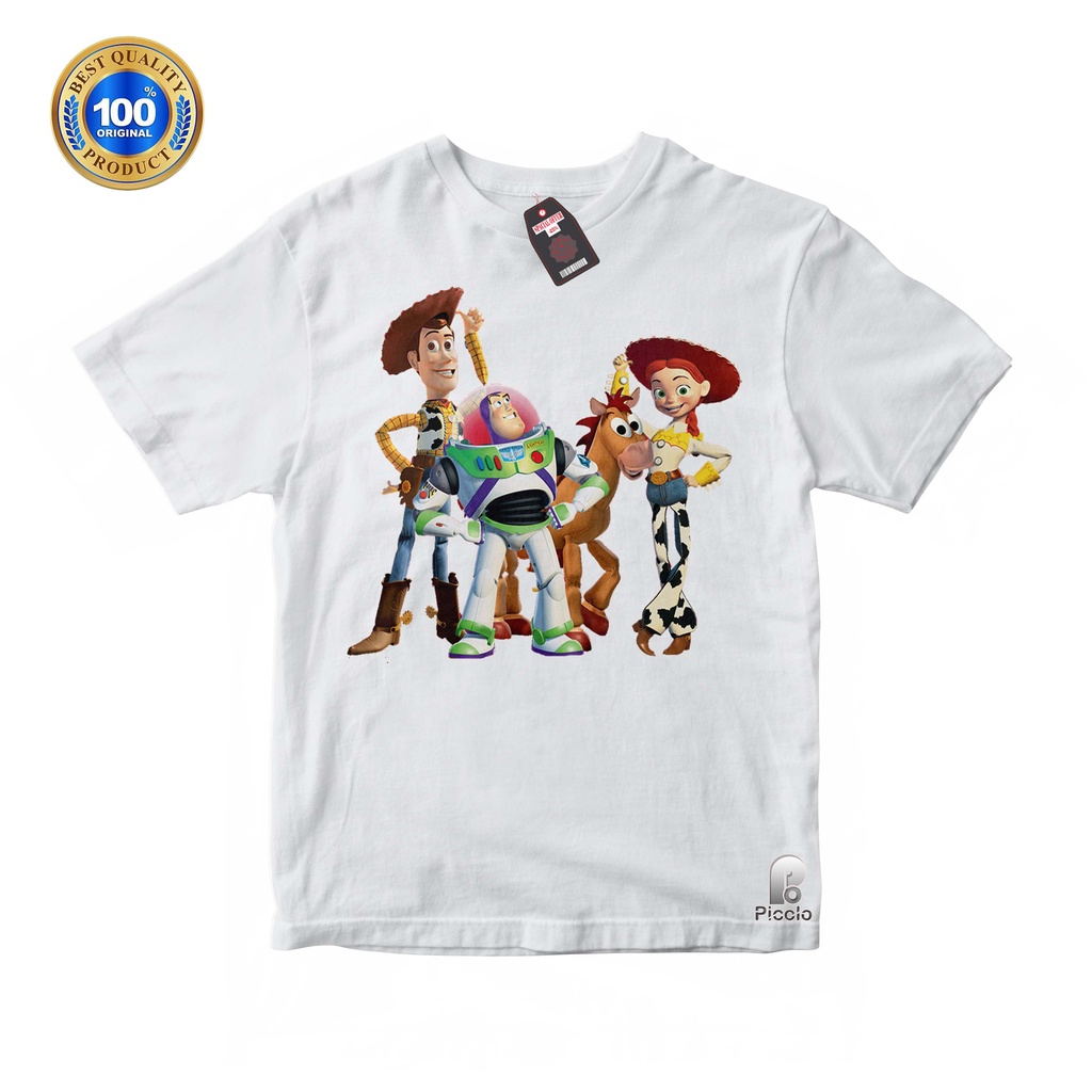 KAOS ANAK TOY STORY USIA 2-10 Tahun UNISEX