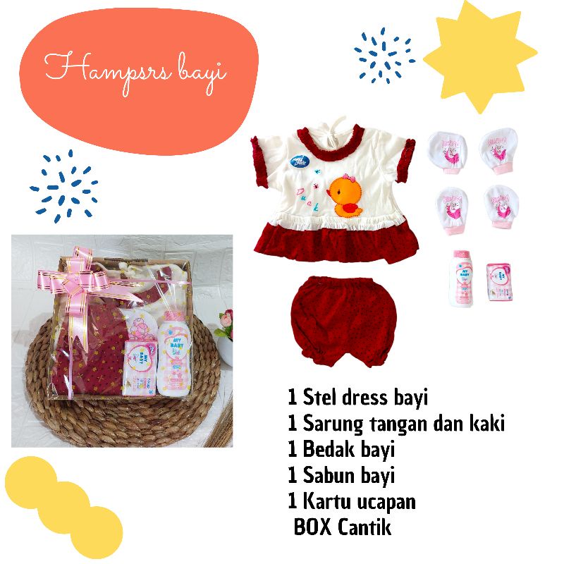 hampers bayi newborn/kado bayi baru lahir/Hampers bayi perempuan