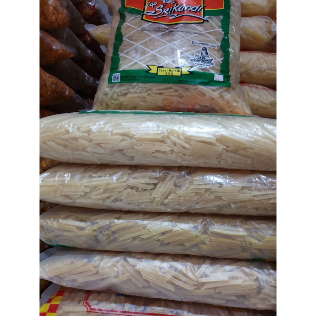 [Bal] Kerupuk Stik Stick Kentang Potato Mentah Merk Srikandi 5 kg - POTSRI