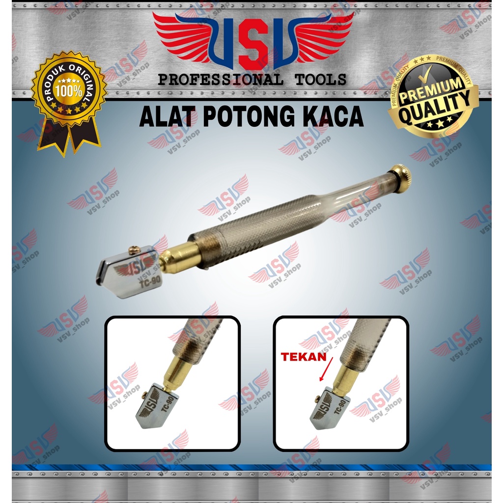 VSV Pisau Potong Kaca Alat Pemotong Kaca Pisau Kaca Oil Glass Cutter