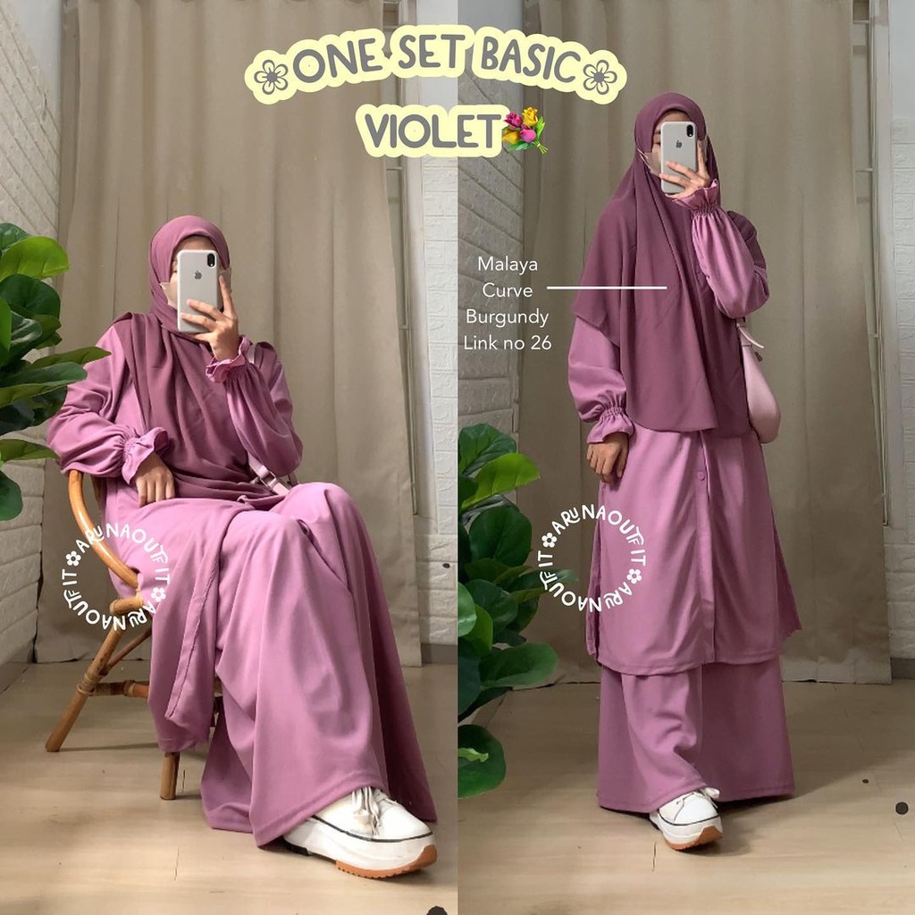 ONE SET MURAH BY ARUNAOUTFIT