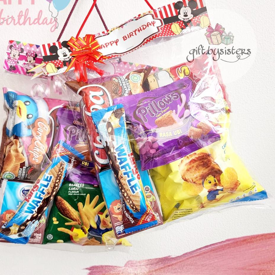

[✨MEGA ⚡ALE✨]PAKET SOUVENIR ULANG TAHUN / BINGKISAN ANAK / HADIAH LOMBA / HAMPERS SNACK ACARA ULTAH / GOODIE BAG MURAH
