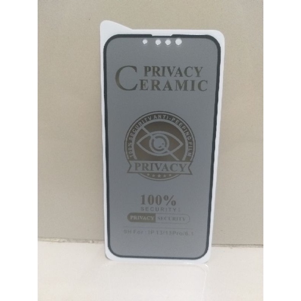 TEMPERED GLASS MATTE FILM CERAMIC PRIVACY SPY IPHONE 6+ / IPHONE 6 PLUS