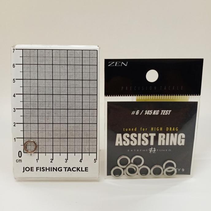 Zen Solid Ring Size No 6 145Kg For Assist Hook Jigging Pancing