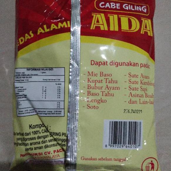

Barang baru--Cabe giling Aida
