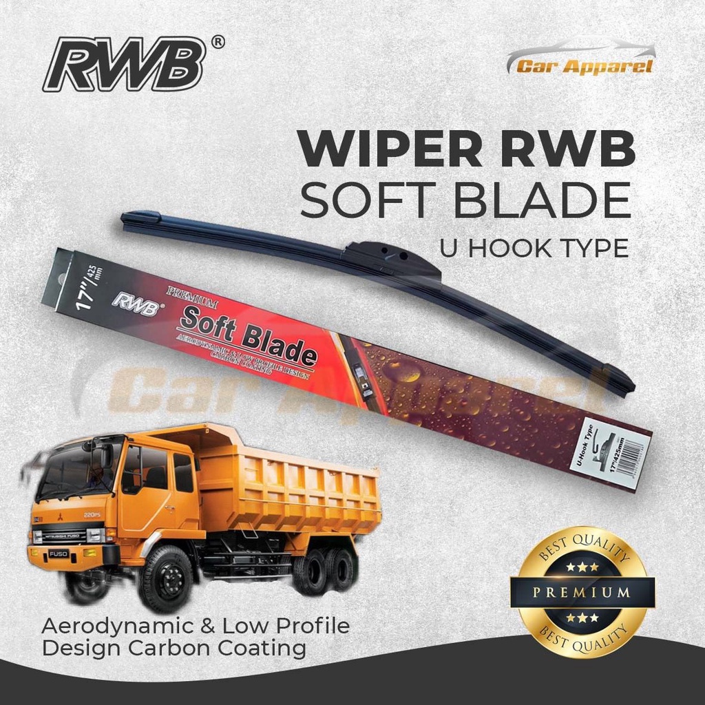 Wiper RWB Soft Mitsubishi FUSO 220PS Hybrid Windshield Mitsubishi FUSO