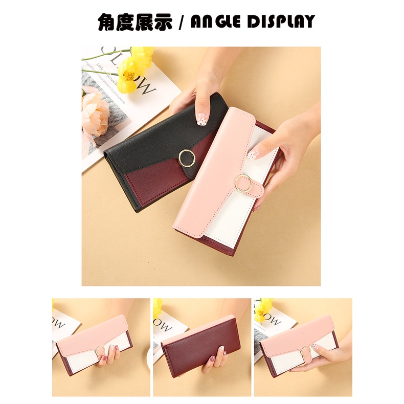 Khatin Dompet Panjang Premium Wanita / Remaja / Dewasa / Terbaru 2022 / import / kekinian / Murah -526