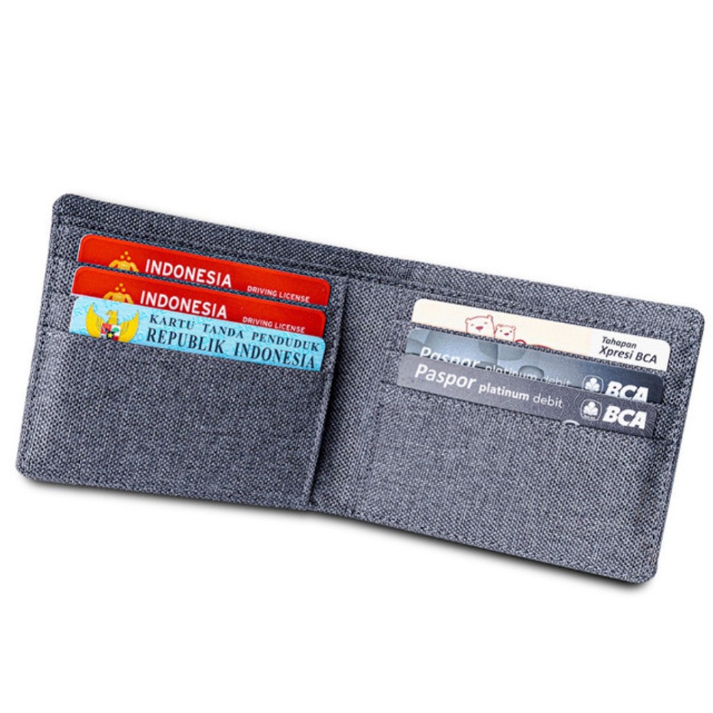 Dompet kanvas Pendek CK-15 Dompet Pendek Premium Dompet Kado Dompet Import Kombinasi warna + Bonus Box