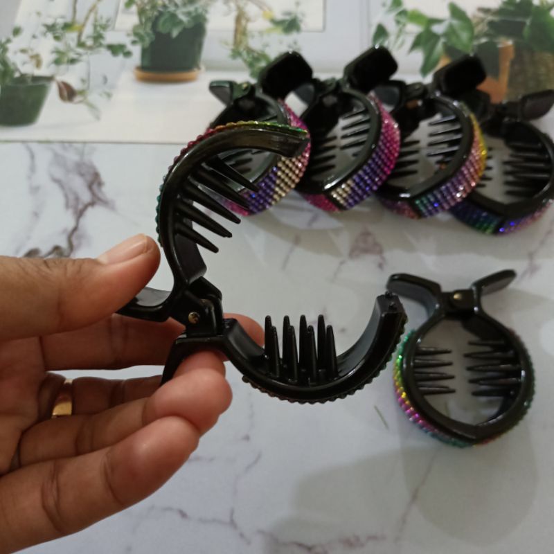 1pcs Jepit Rambut Salon Ikan Mata Cakop Rambut