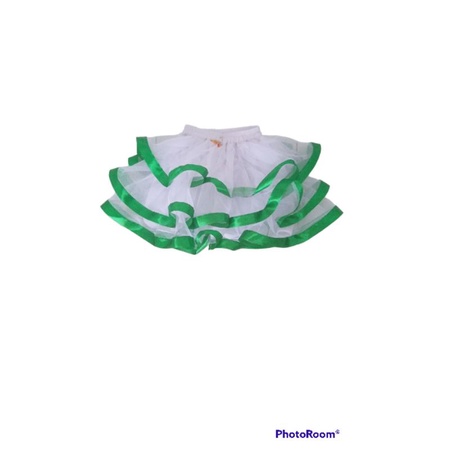 gbm - rok tutu morena - rok anak - rok natal - rok putih pita hijau