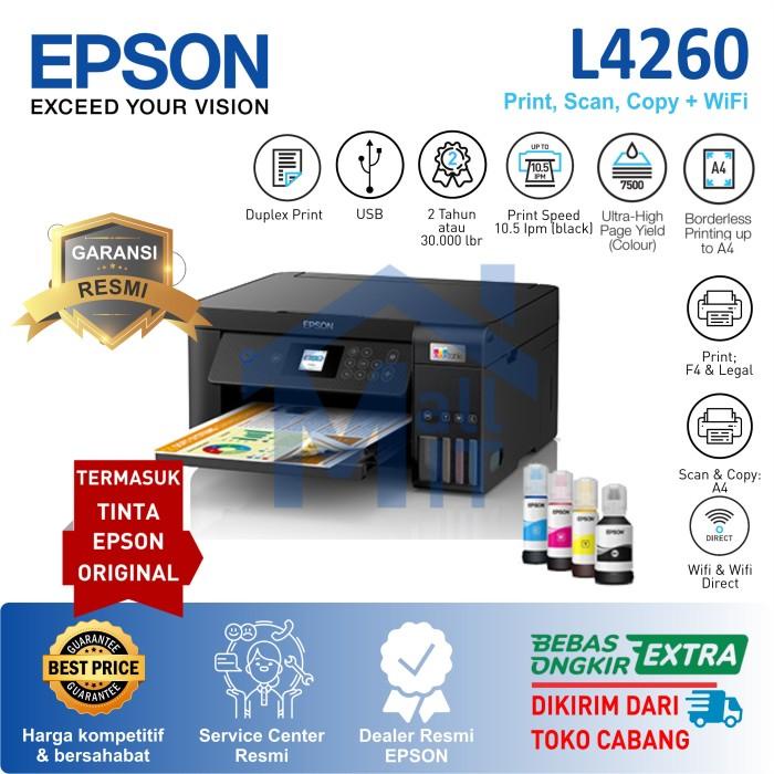 Printer Epson L4260 L 4260 L-4260 PENGGANTI L4160 L 4160 WIFI DUPLEX