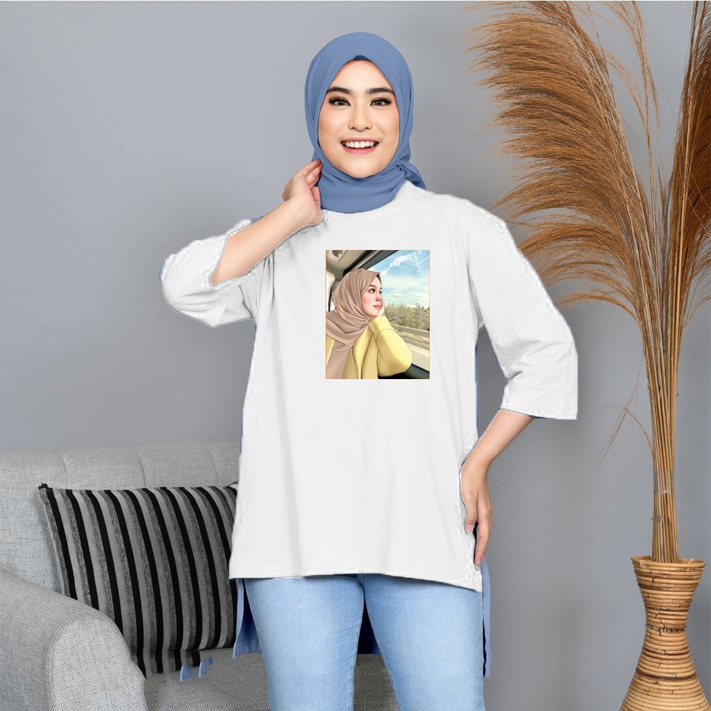 FC - TUNIK BASIC OVERSIZE WANITA HIJAB'S VARIASI 0130 DTF