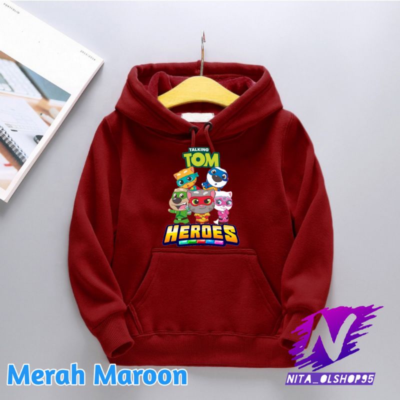 talking tom heroes hoodie anak talking tom heroes hoodie my talking tom