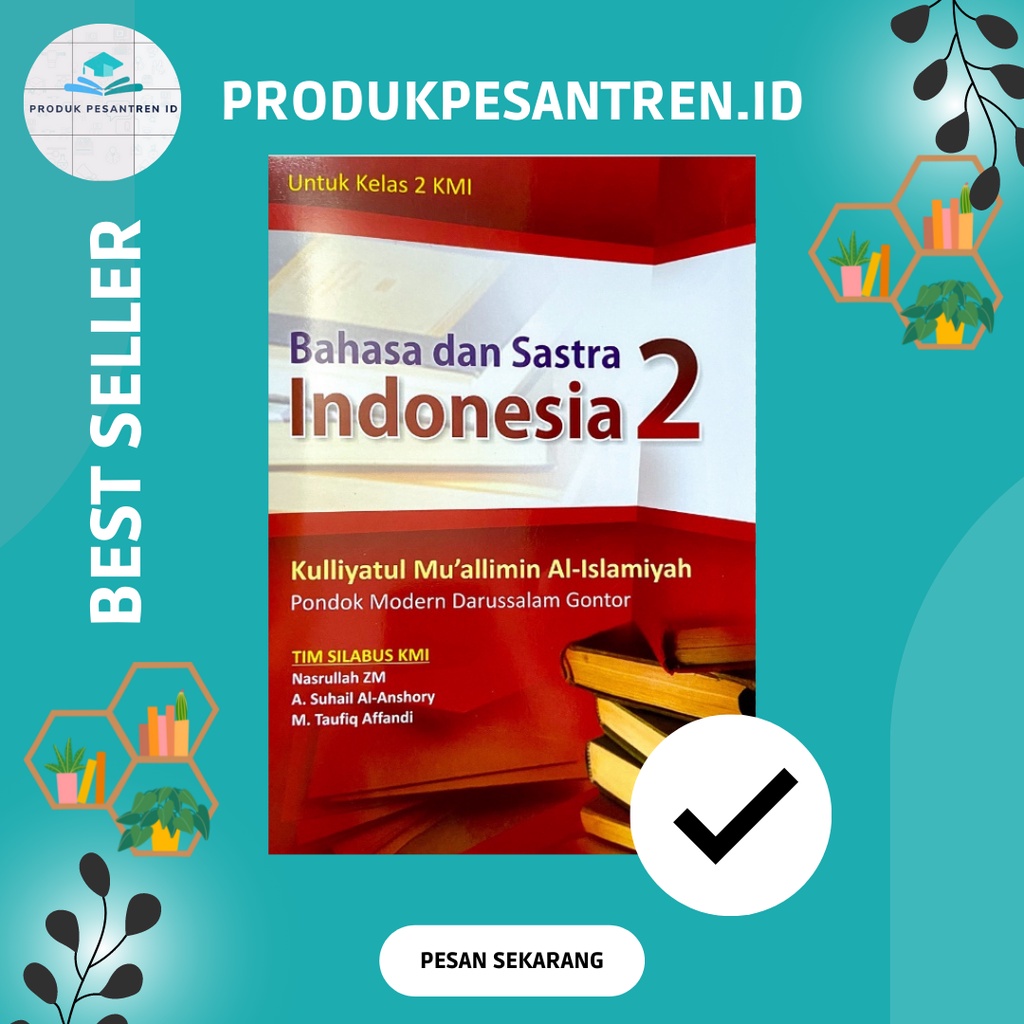 Buku Bahasa Indonesia 2 kelas 2 KMI Gontor
