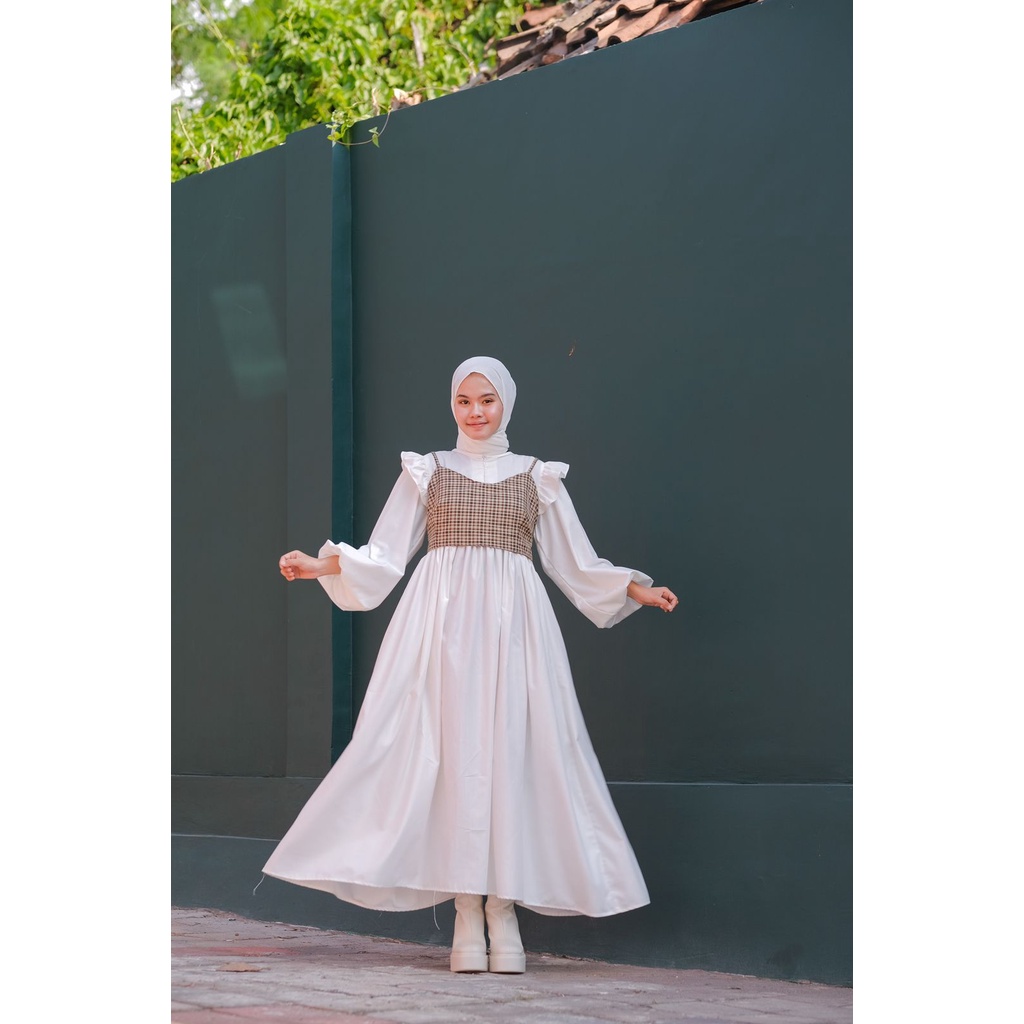 MAHIKA MIDI DRESS 2 MAEZULA TERSEDIA UKURAN SAMPAI BIG SIZE PO 3-5 HARI