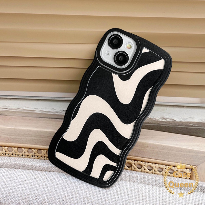 Soft Case TPU Motif Zebra Untuk iPhone 13 7 8 Plus 11 12 14 Pro MAX XR 6 6s Plus 14 Plus X XS MAX SE 2020