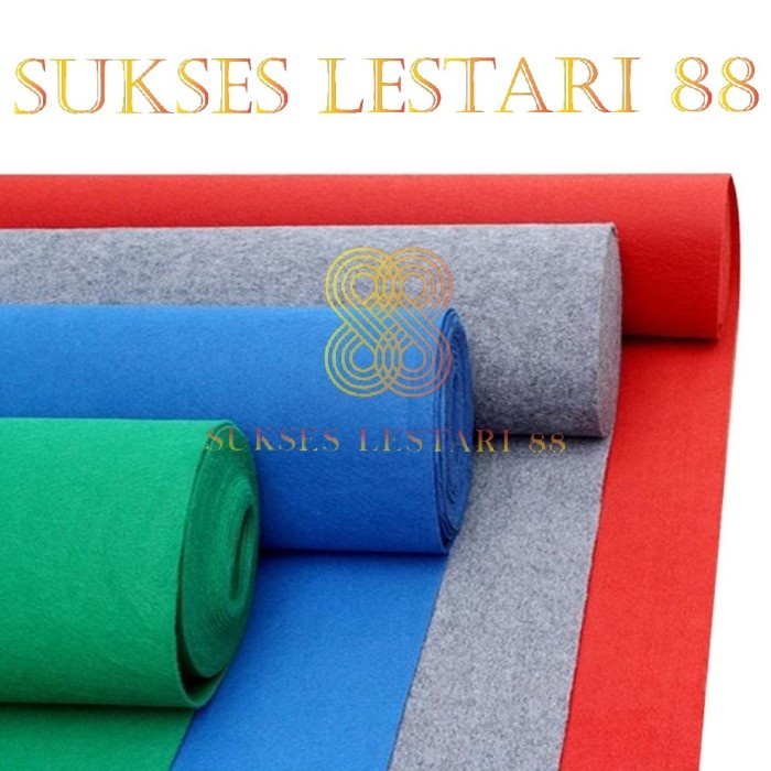 Karpet Bludru BUANA Karpet Pameran Panggung Masjid Meteran 100 x 200