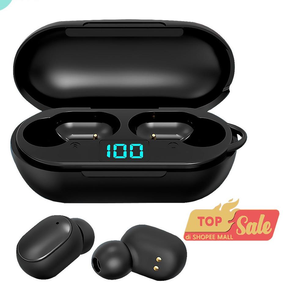 Stok Terbatas Inone TWS Earphone Bluetooth Wireless Earbuds Digital Display BT 5.0 Touch Control Wat