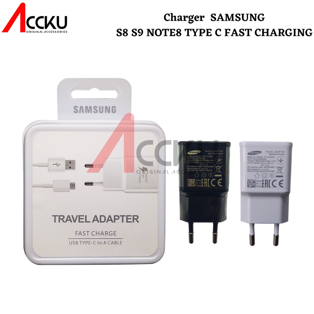 S8 / S9 99% ChargerEP-TA20EWE Fast Charging Samsung Galaxy S8 S9 Samsung Galaxy NOTE8 Charger Samsung TYPE-C