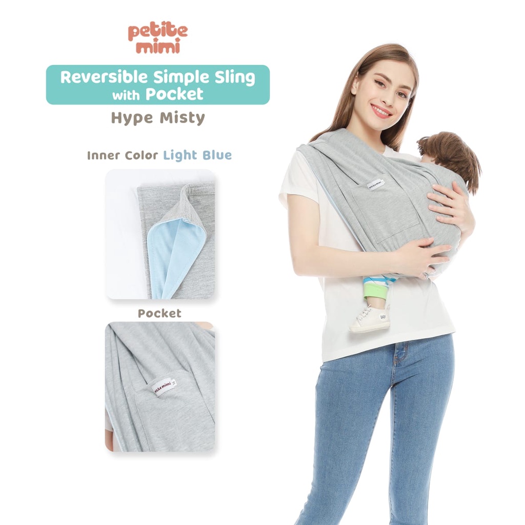 Petite Mimi Simple Sling Kantong - Gendongan kaos ( GEOS )