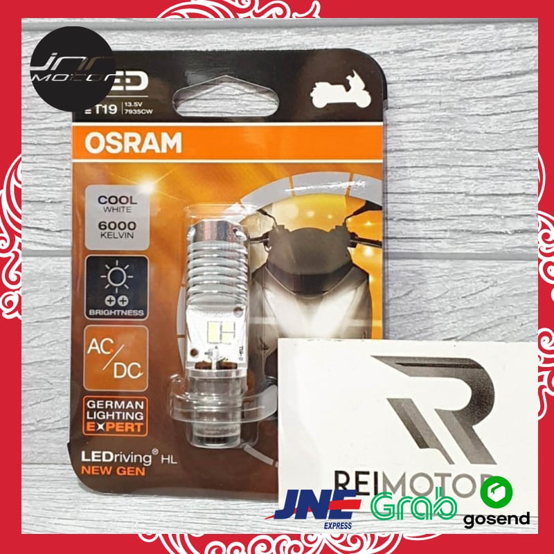 BOHLAM LAMPU DEPAN LED OSRAM SMASH SHOGUN 110 125 SPIN SKYWAVE ORI