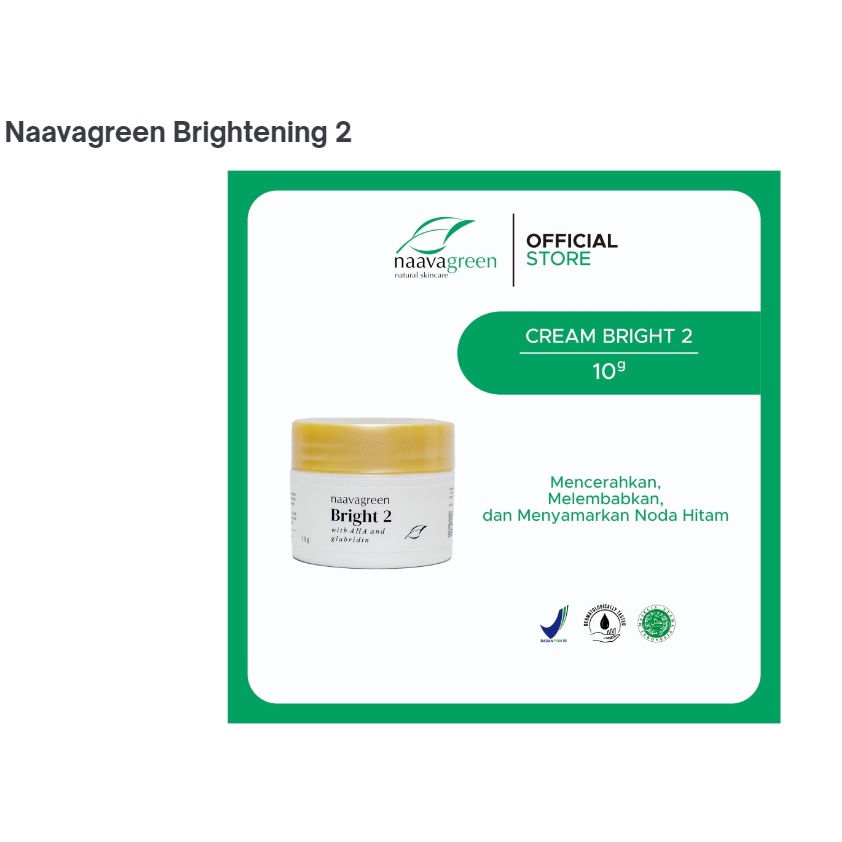 NAAVAGREEN KRIM PAGI - NAAVAGREEN BRT 2 - KRIM WHITENING PAGI NAAVAGREEN - KRIM DOKTER