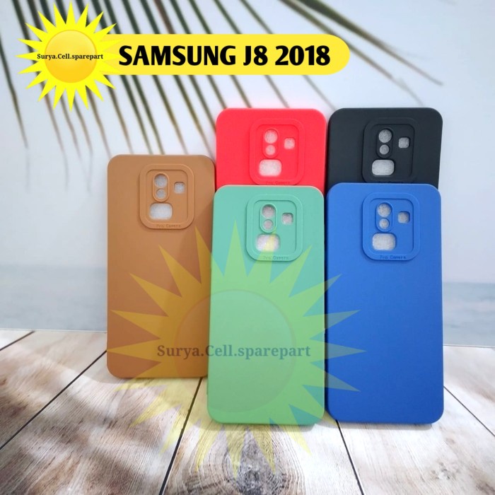 Case Slim Matte Pro Camera Samsung J8 2018