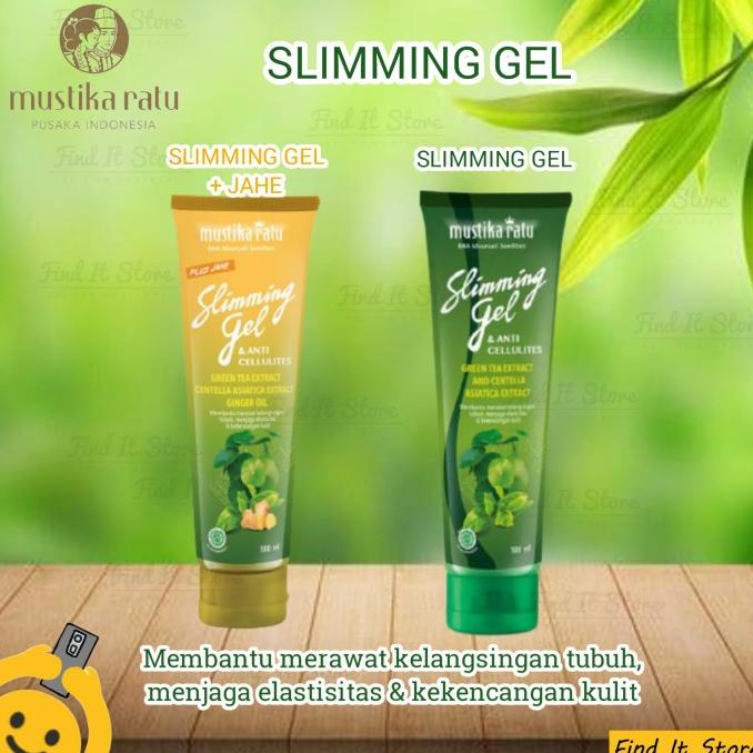 Mustika Ratu Slimming Gel Jahe | Jel Penghancur Lemak Pelangsing BPOM