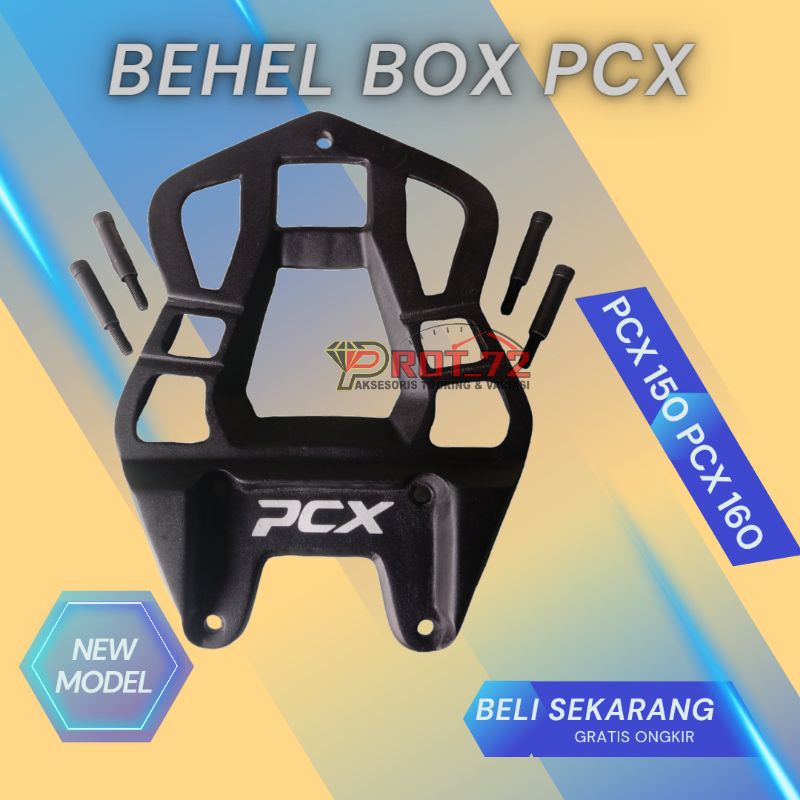 Breket Box PCX 150 160 Behel Aksesoris Variasi Bracket Aluminium