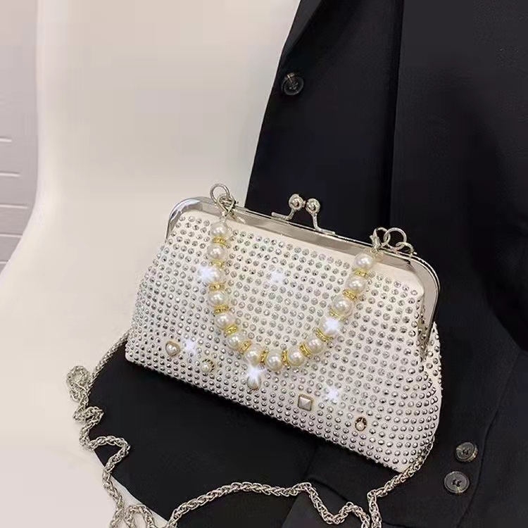 BJ43538 - BLACK/RAINBOW/SILVER/WHITE - TAS PESTA CLUTCH WANITA FASHION KOREA CHINA IMPORT MODIS ELEGAN TERMURAH TERLARIS TERBARU BAGSTORE JAKARTA TAS BATAM BQ3538