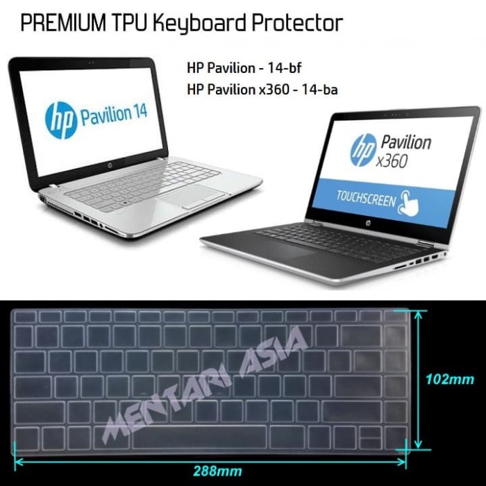

Limited Keyboard Protector Hp Pavilion 14Bf - Pavilion X360 14Ba - Clear