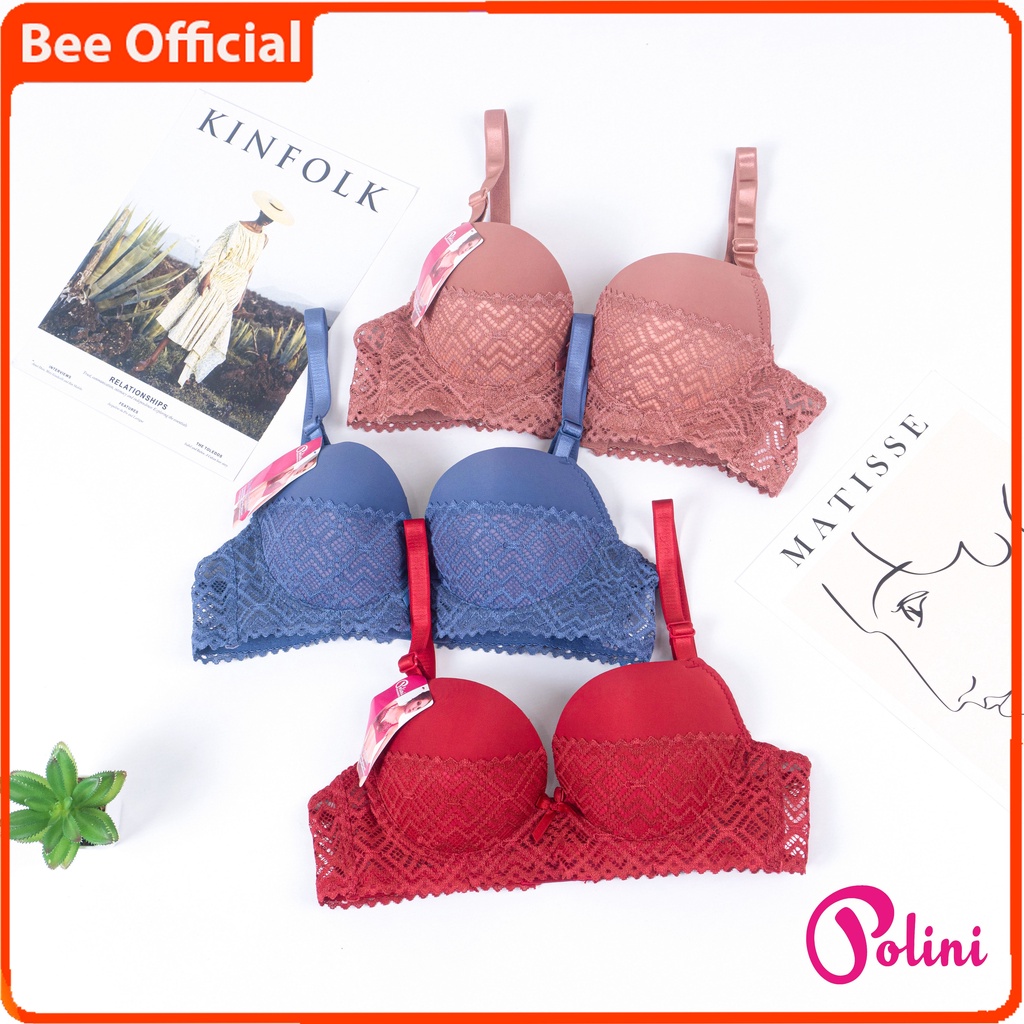 BEE - Bra Bh Wanita Push Up Berkawat Bh Sexy Kualitas Premium G632 Polini