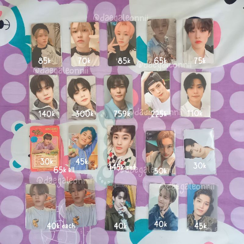 PHOTOCARD CHENLE CHILLING SELCA DECO MUMO HOTSA CAFE CANDYLAB YZY HOTSA R3 HAECHAN CONCEPT DSB.