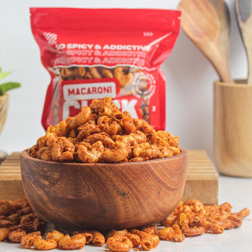 

✨9.9✨ COD Makaroni Pedas 7 pcs Kemasan 90 gram !!