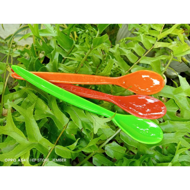 Sendok makan bayi plastik / sendok kecil plastik / lucu murah