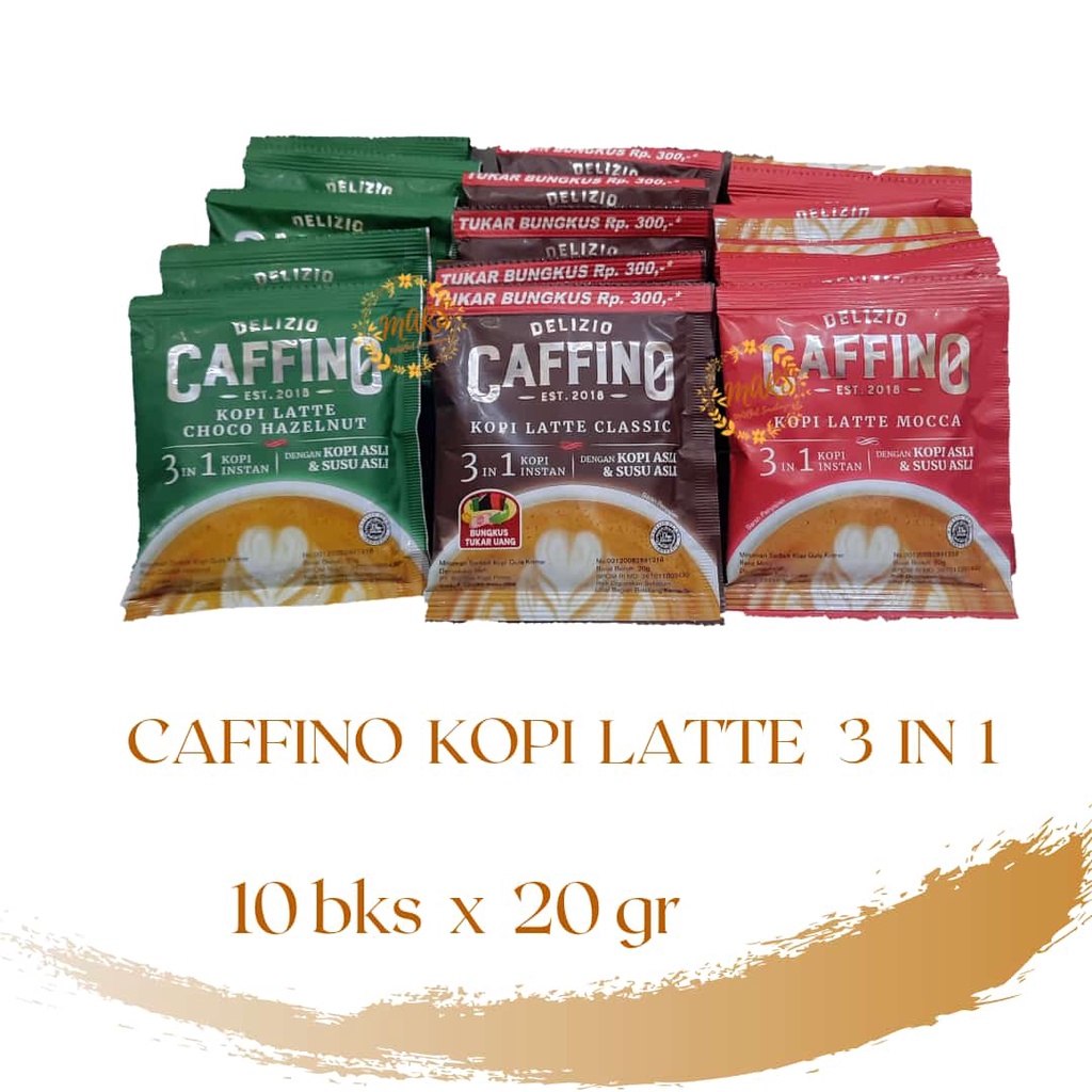 Caffino Kopi Latte 3 in 1 10 bks x 20 gr