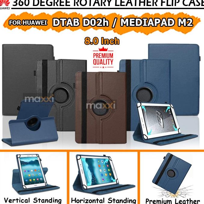 Huawei Dtab D-02H Mediapad M2 8 Inch Bookcover Flipcover Case Kesing