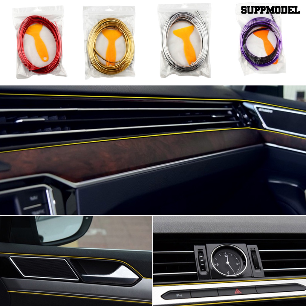 Sm - Strip Trim Anti Air Fleksibel Tahan Lama Untuk Dekorasi Interior Mobil DIY