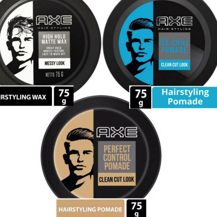 Penawaran Terbaik--AXE Hair Styling Pomade Perfect Control [75 g] High Hold Matte Wax Messy Look/ Ic