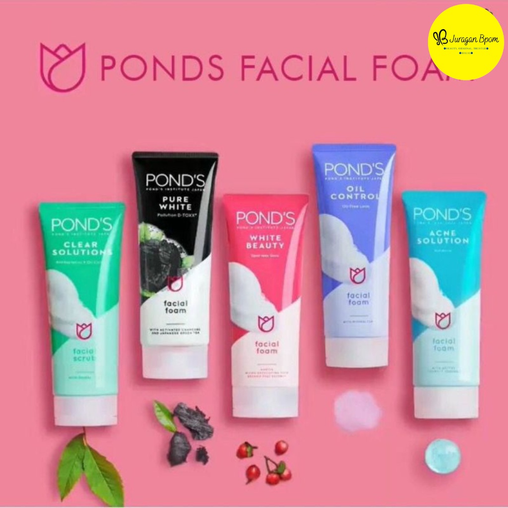 Jual PONDS Facial Foam 100gr / Bright Beauty / Pure White / Clear ...