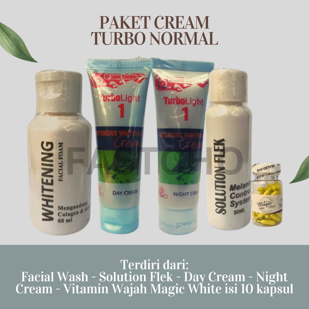 Cream Turbo Normal / Cream Turbo No 1 / Cream Turbo Untuk Kulit Normal / Cream Turbo Untuk Kulit Ber
