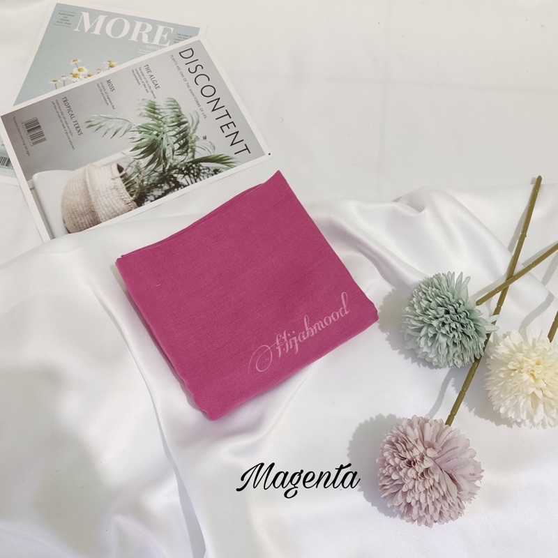 Paris Premium Voal // Paris Premium // Segi Empat Paris Polos-magenta