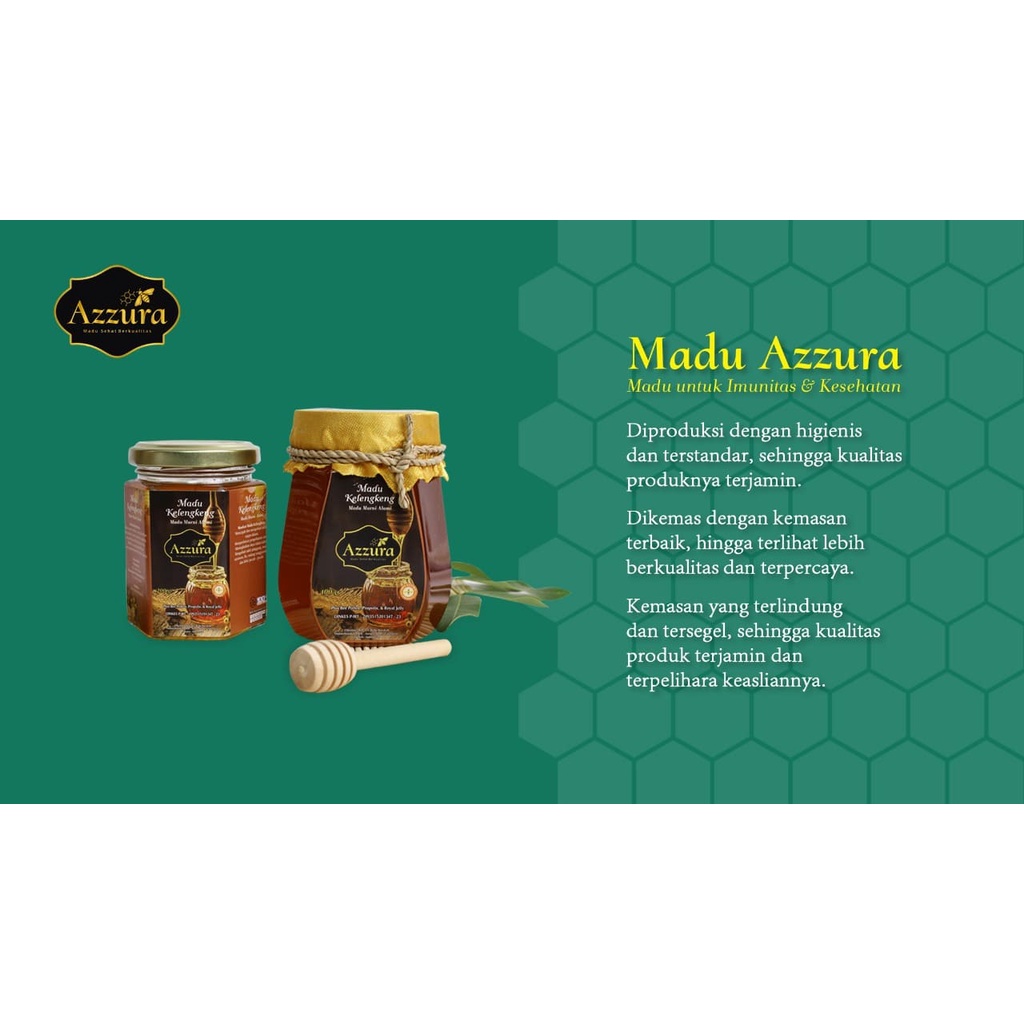 

AZZURA MADU MURNI KELENGKENG untuk Stamina dan Daya Tahan Tubuh, Mengobati Gejala Influenza, Sariawan, Panas Dalam, dll.